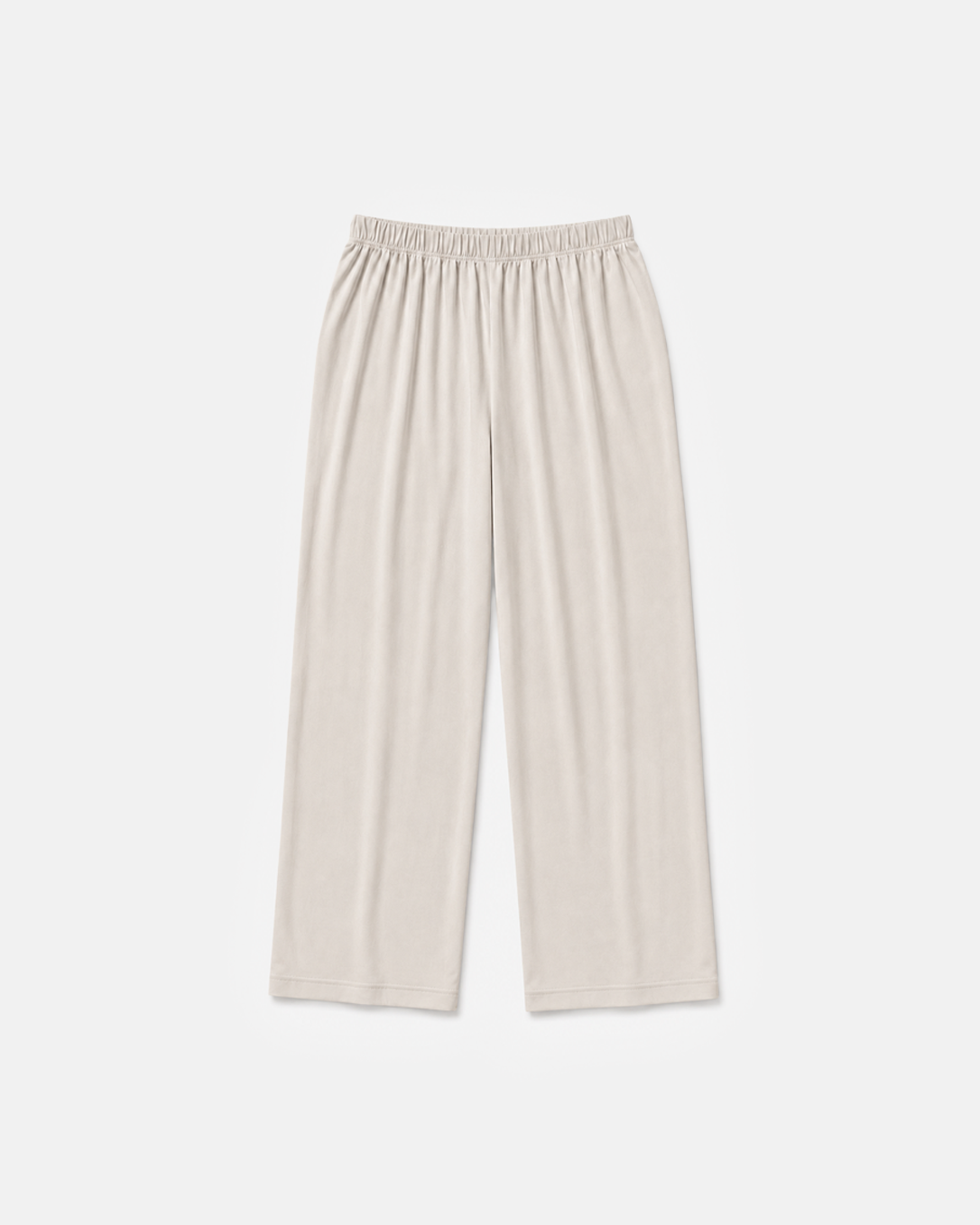 Straight Leg Pajama Pant in Oatmeal, flat lay