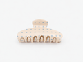 Little Star Claw Clip in Cream, front